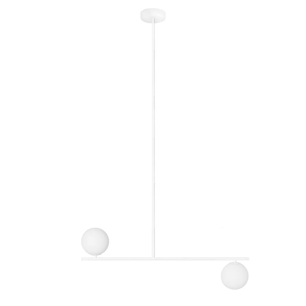 SUGURI white two-point ceiling lamp