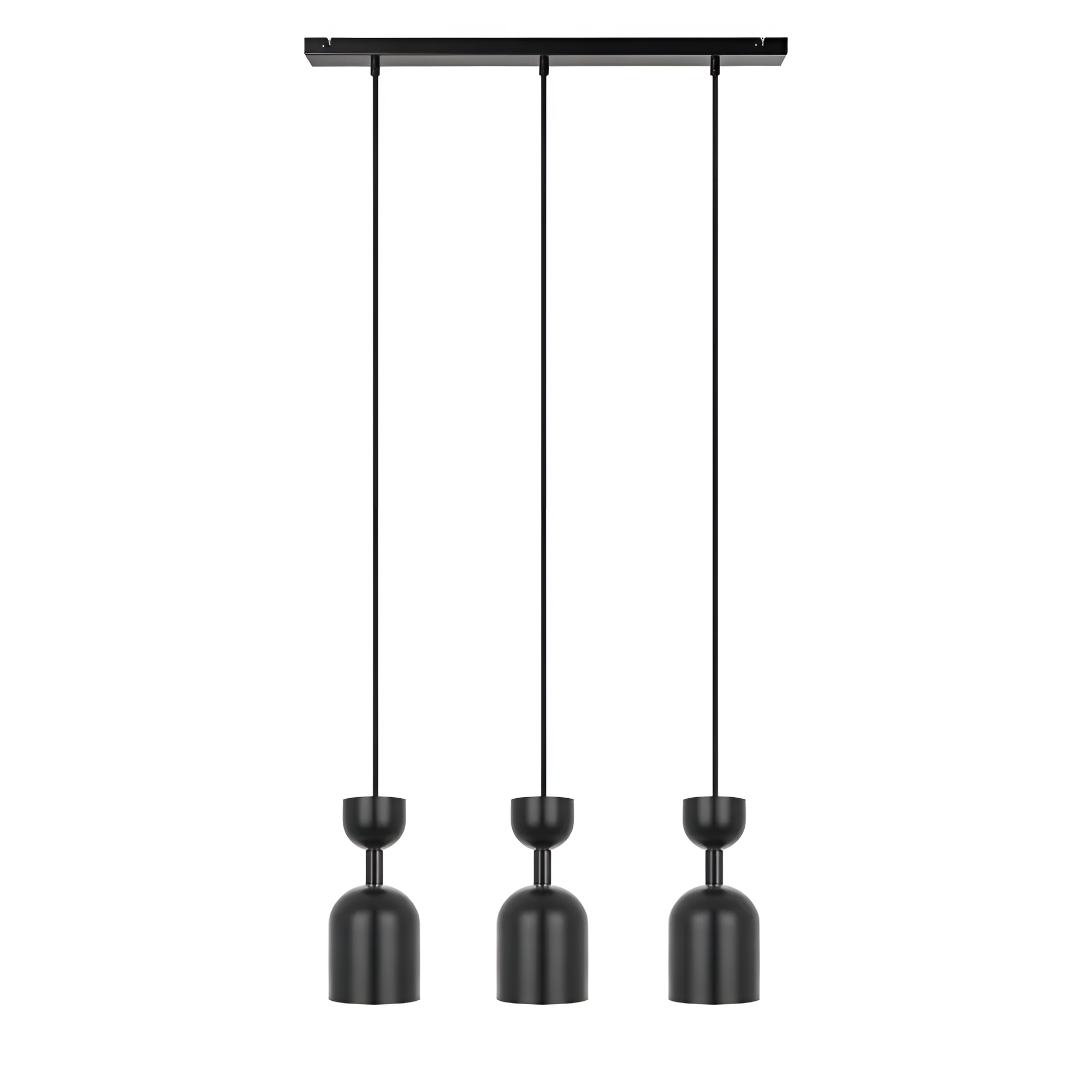 Plafondlamp SUPURU 3L zwart