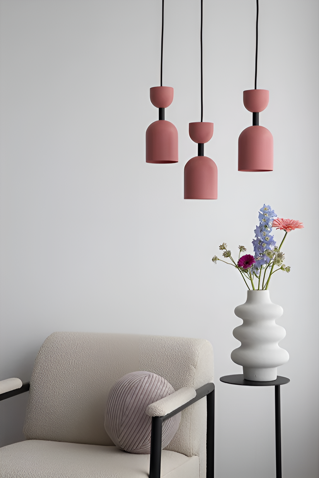 SUPURU burgundy pendant lamp