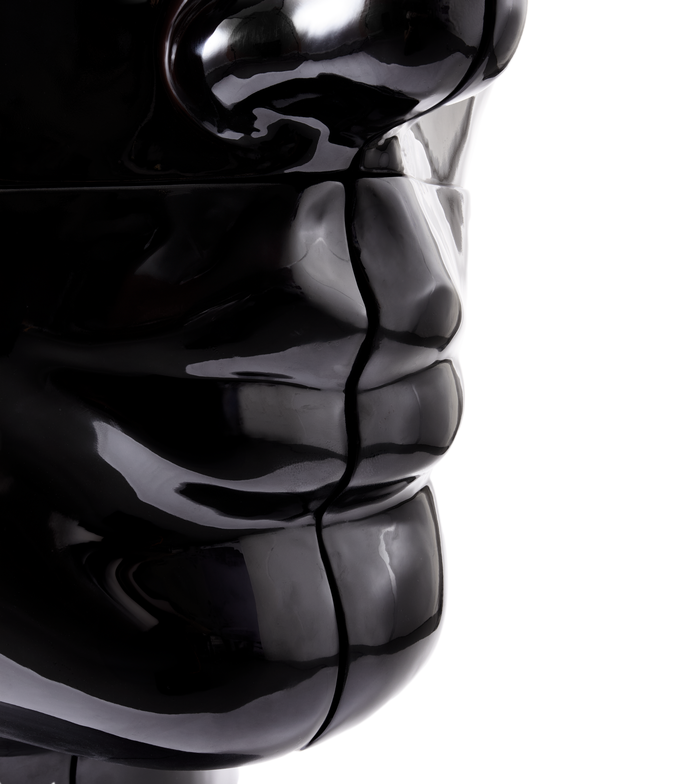 Modulaire zwarte HEAD salontafel