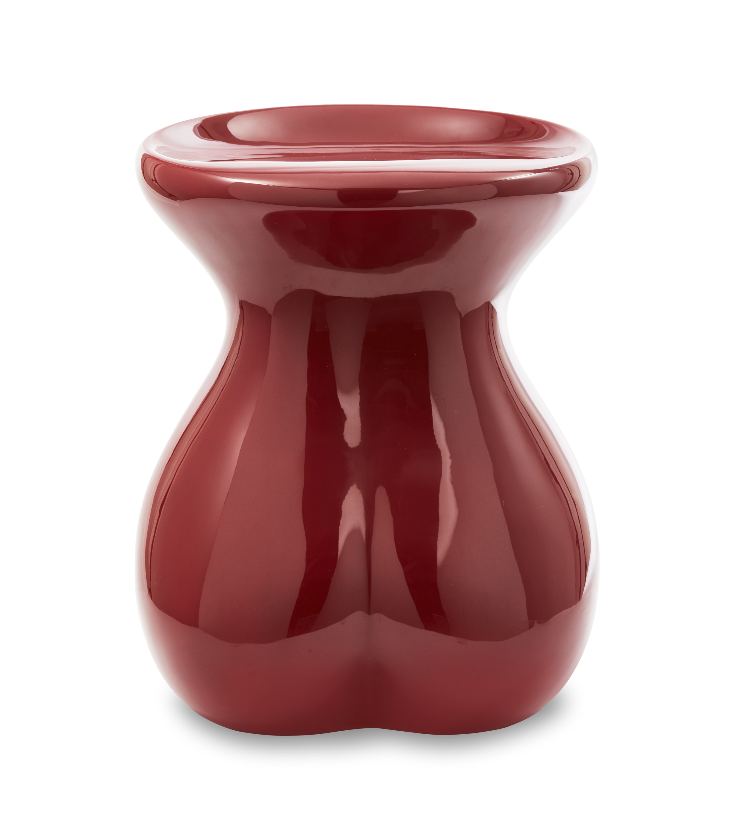 BODY Hocker Burgunder