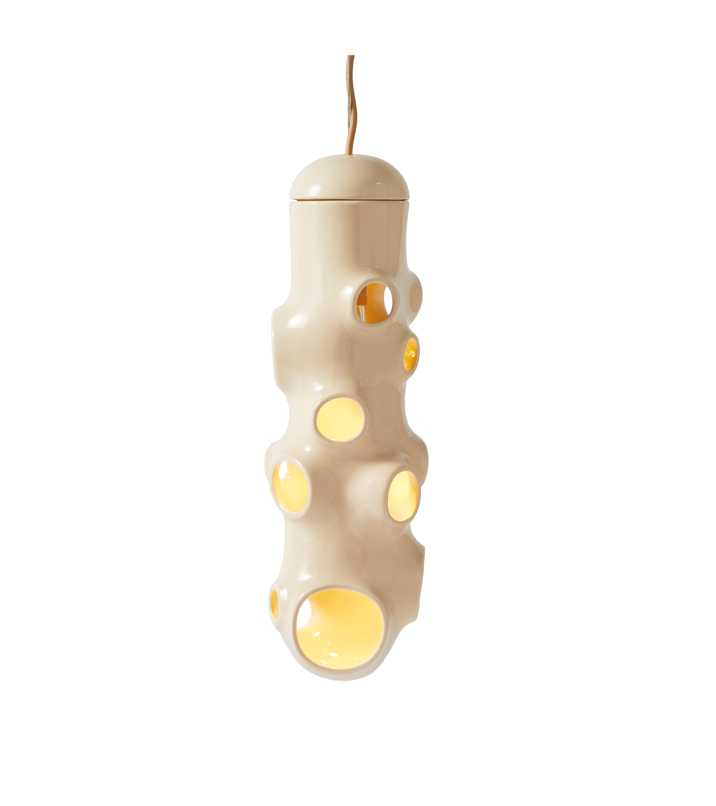 BULLE beige pendant lamp