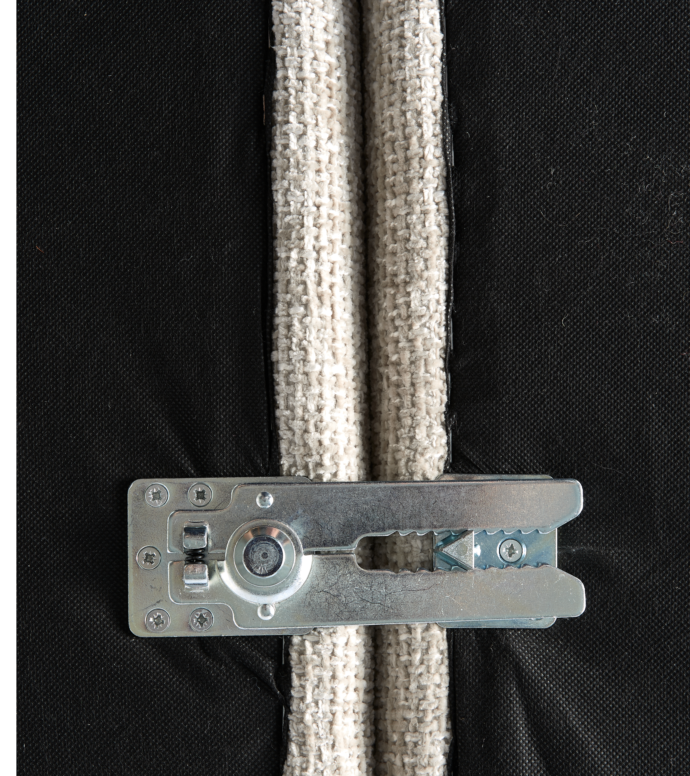 Modulaire bank POLSPOTTEN - grote afgeronde hoekmodule ecri