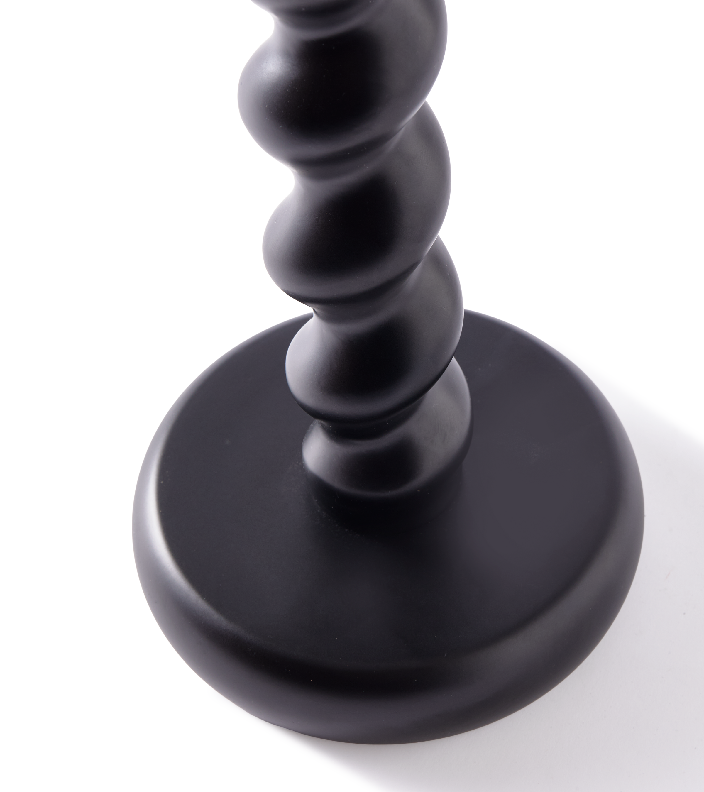 TWISTER Kerzenständer schwarz