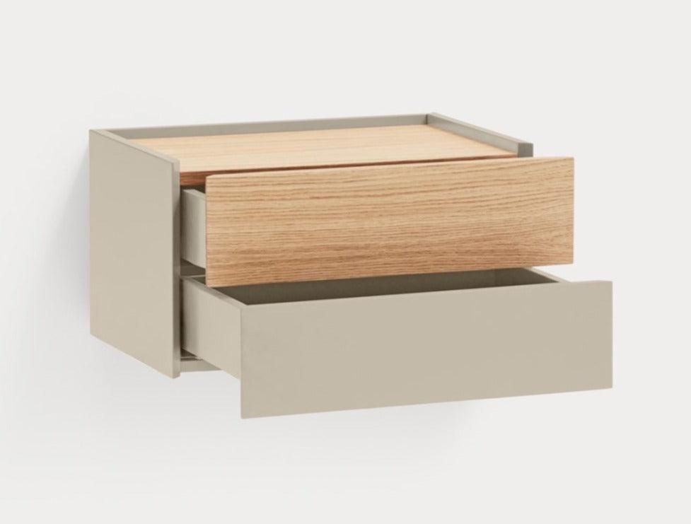 Szafka nocna wisząca OTTO beżowy Teulat    Eye on Design