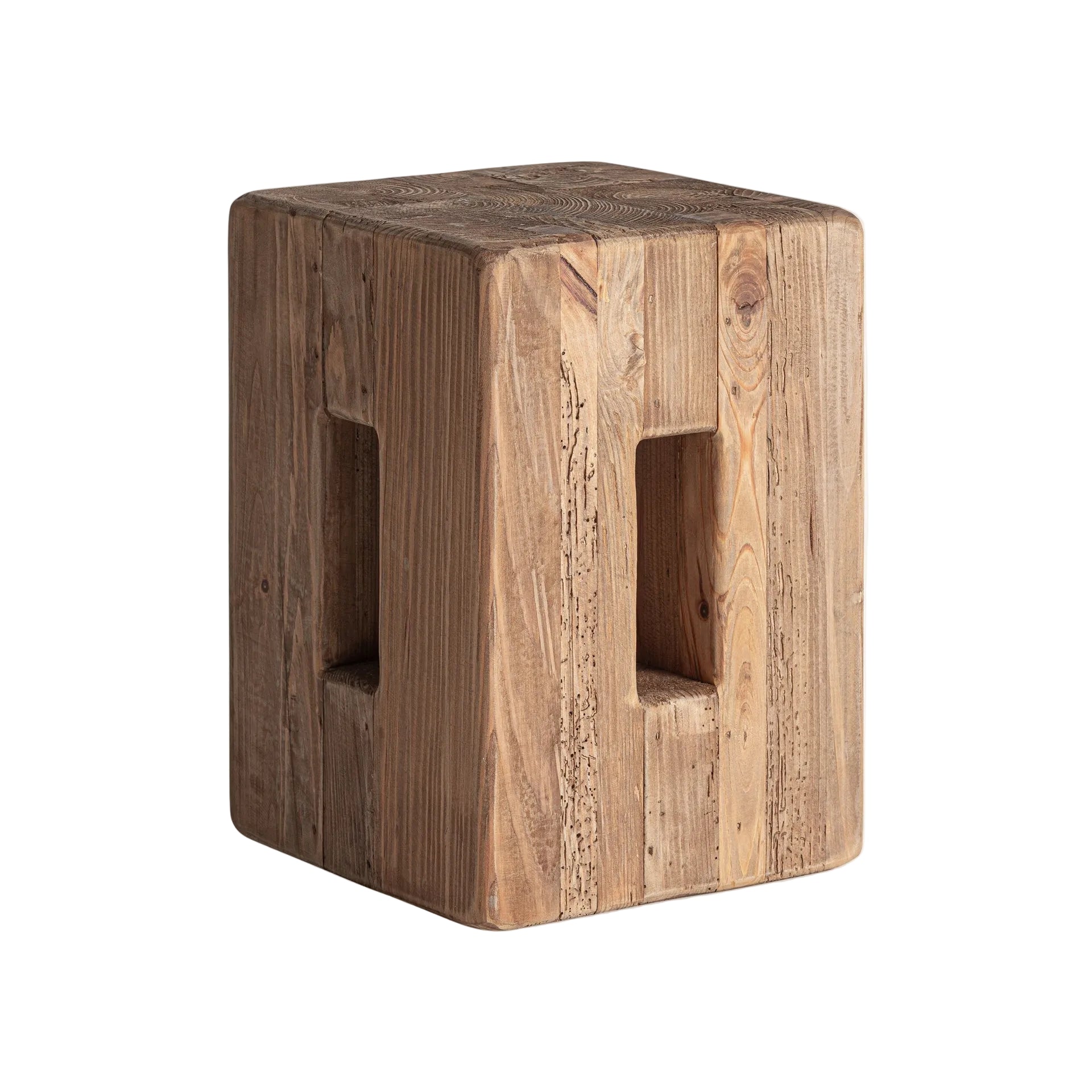CELIS Side Table Recycled Pine Wood