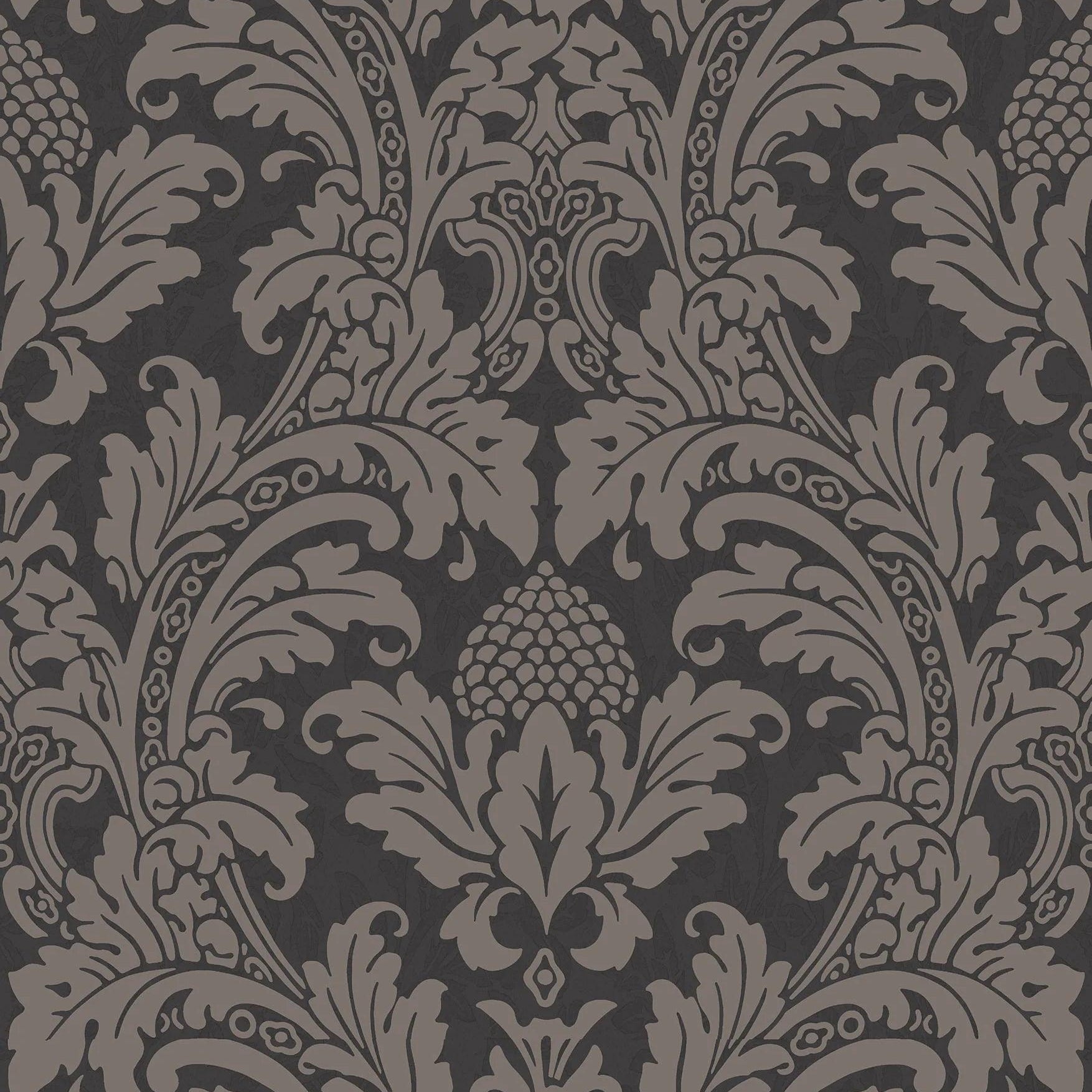 Tapeta ALBEMARLE - Blake metaliczna cyna na brązie Cole & Son Default Title   Eye on Design