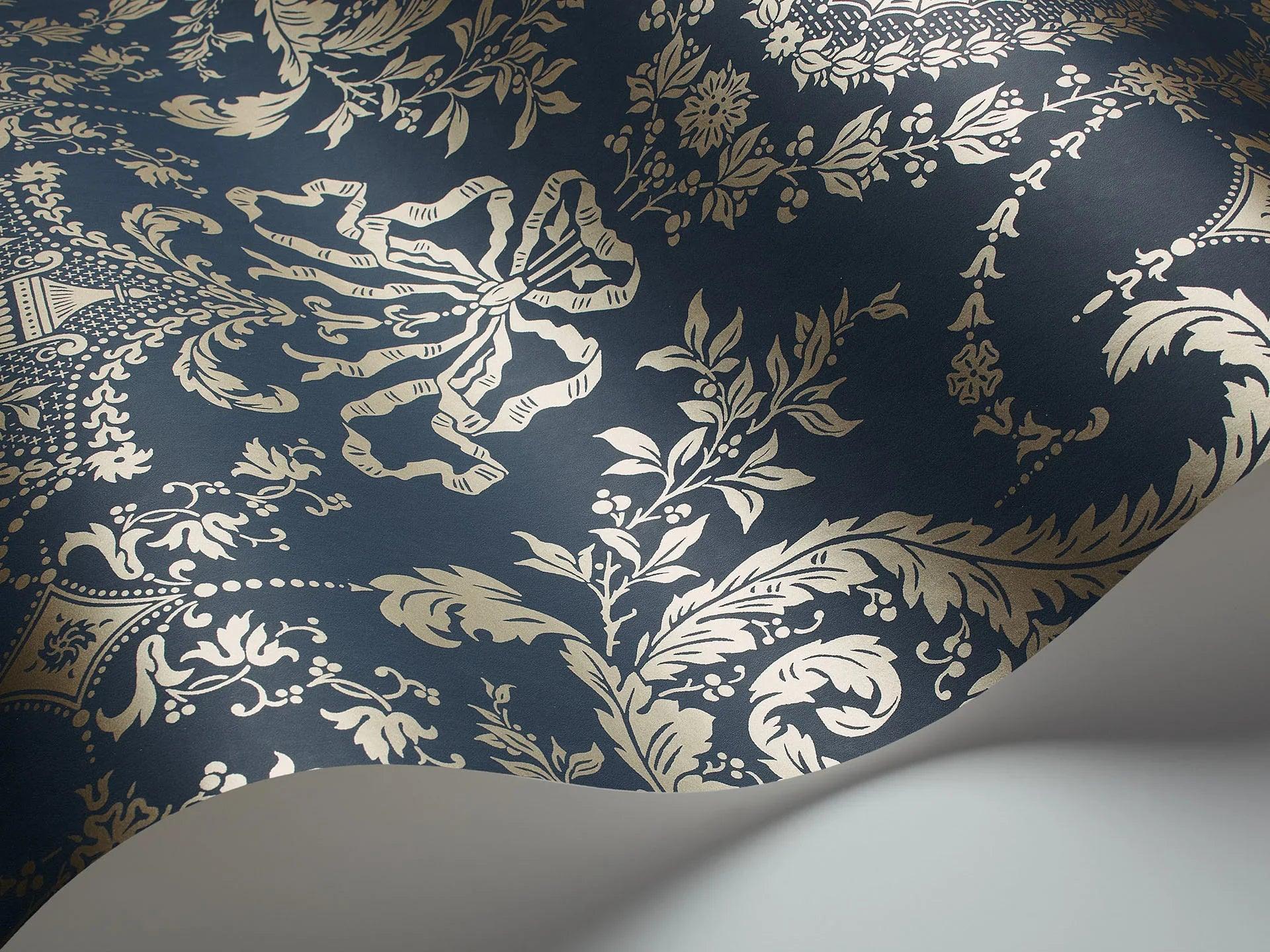 Tapeta ARCHIVE TRADITIONAL - Woolverston granatowy Cole & Son    Eye on Design