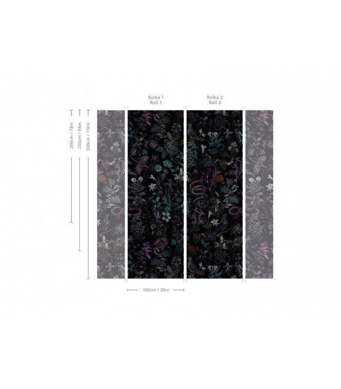 Tapeta Botanic Violet Wallcolors    Eye on Design