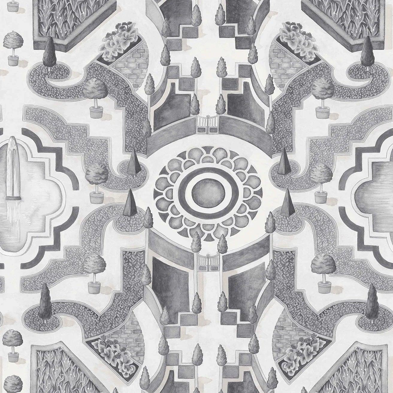 Tapeta BOTANICAL BOTANICA - Topiary szary Cole & Son Default Title   Eye on Design