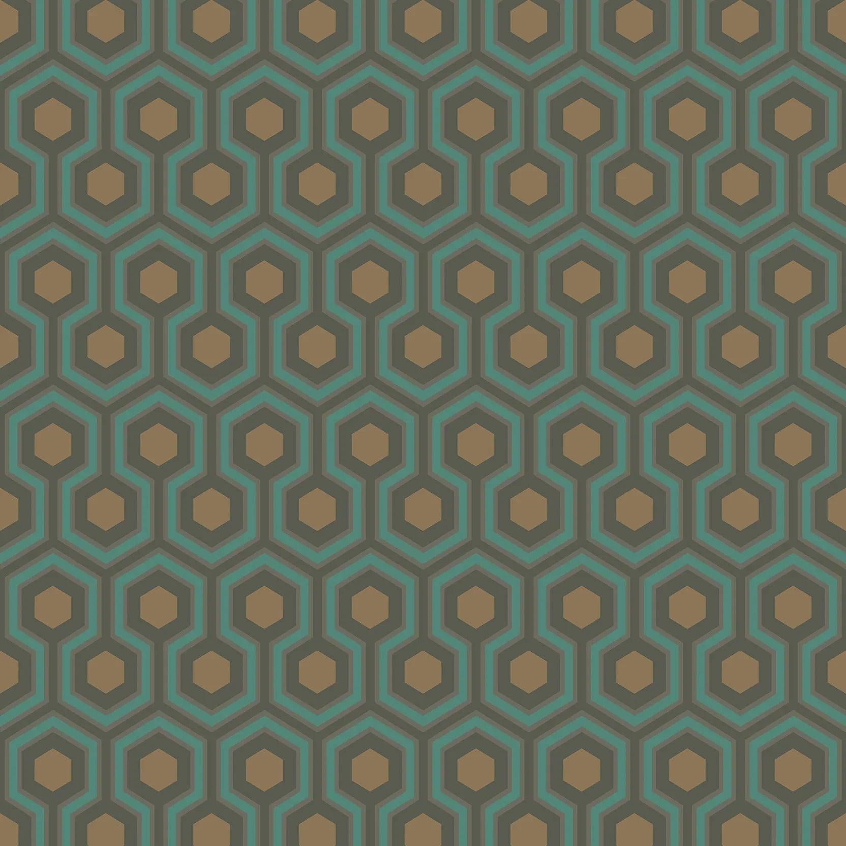 Tapeta CONTEMPORARY COLLECTION - Hicks' Hexagon zielony Cole & Son Default Title   Eye on Design