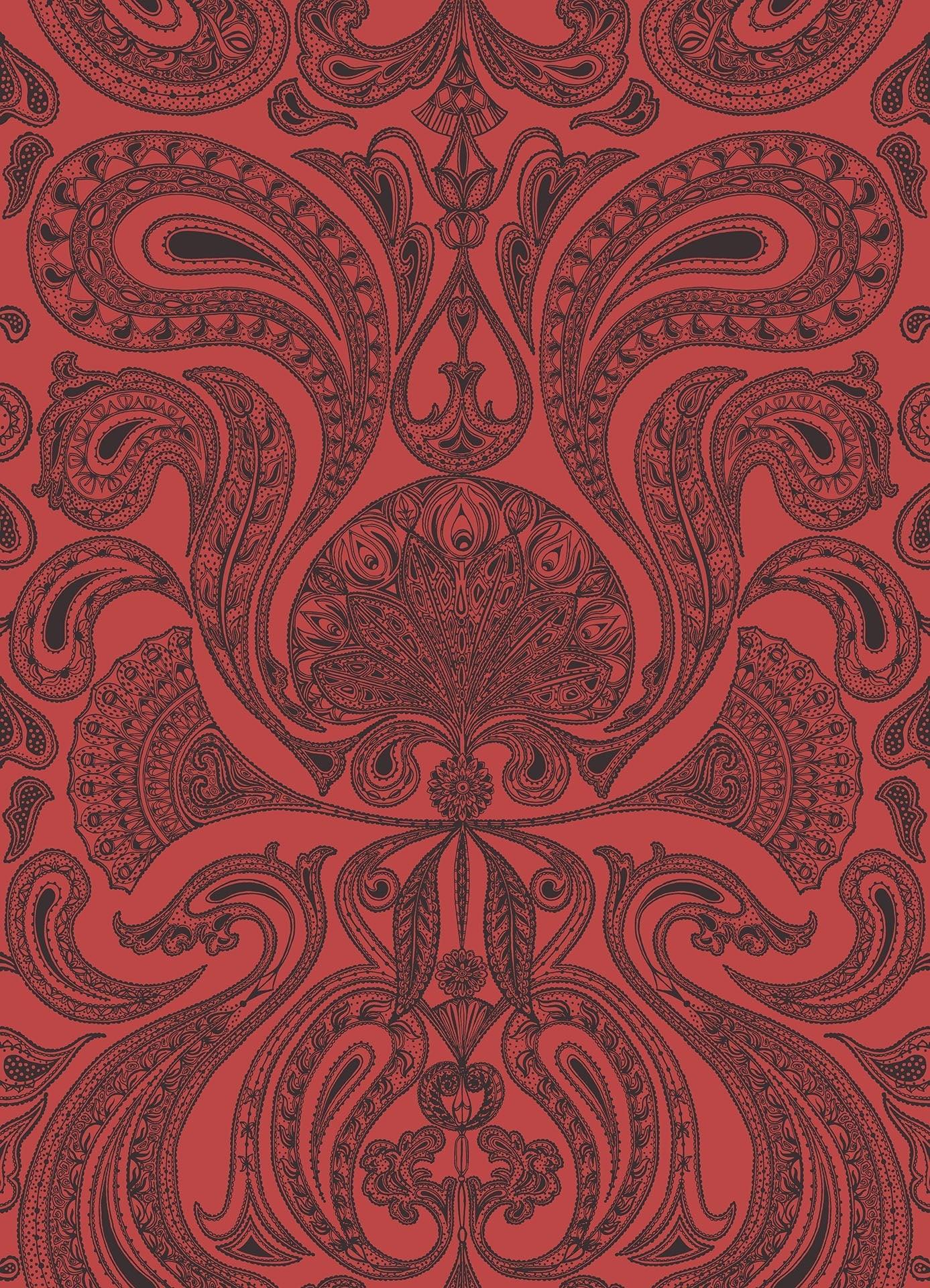 Tapeta CONTEMPORARY RESTYLED - Malabar czerwony Cole & Son Default Title   Eye on Design