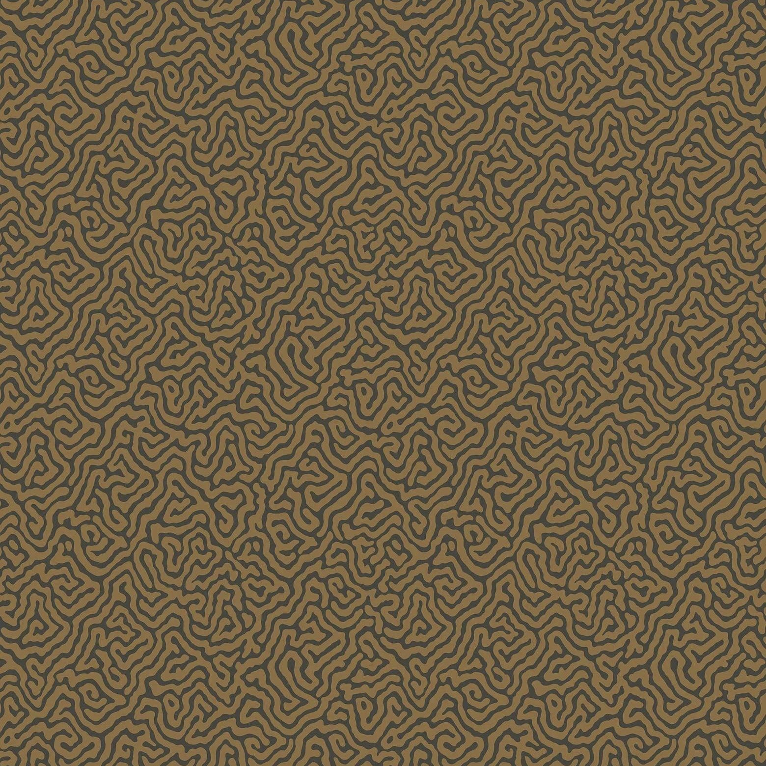 Tapeta CURIO - Vermicelli metaliczny brąz Cole & Son    Eye on Design