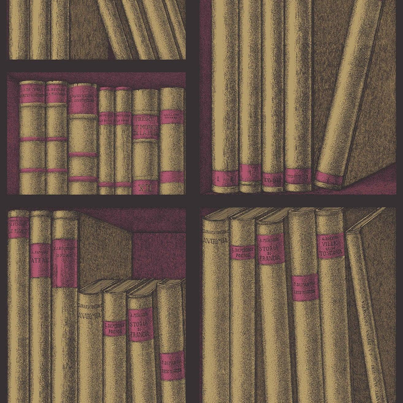 Tapeta FORNASETTI - Ex Libris ochra Cole & Son    Eye on Design