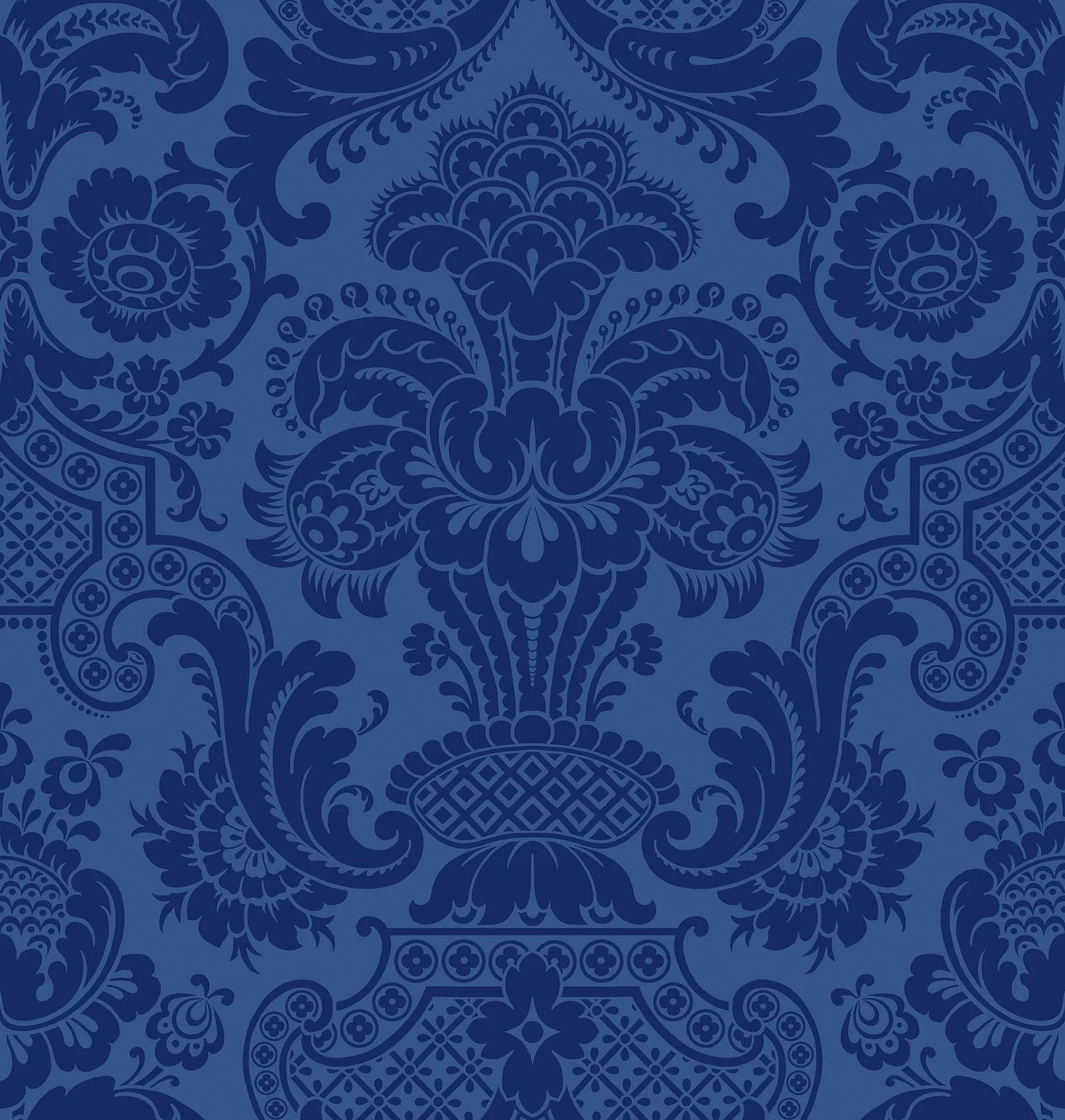 Tapeta MARIINSKY DAMASK - Petrouchka niebieski Cole & Son    Eye on Design