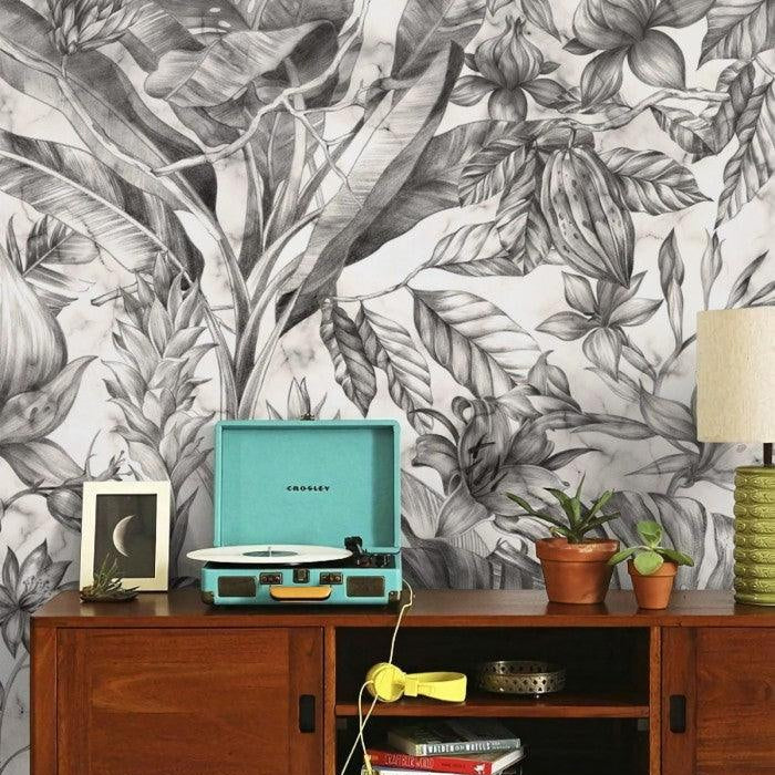 Tapeta Mysterious Flower Monohrome Wallcolors    Eye on Design