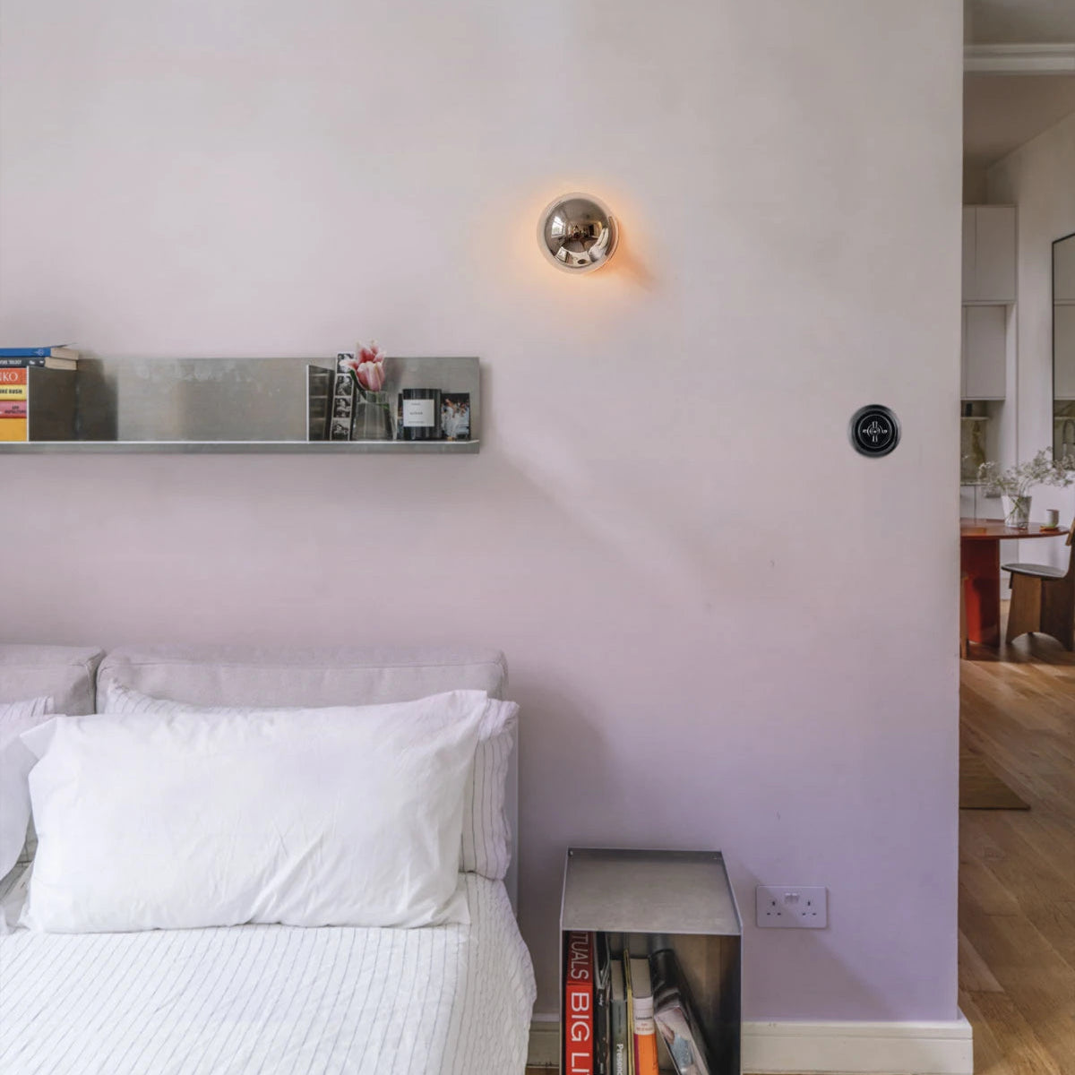 Tapete Farbverlauf OMBRE BLÜTE pudriges Rosa