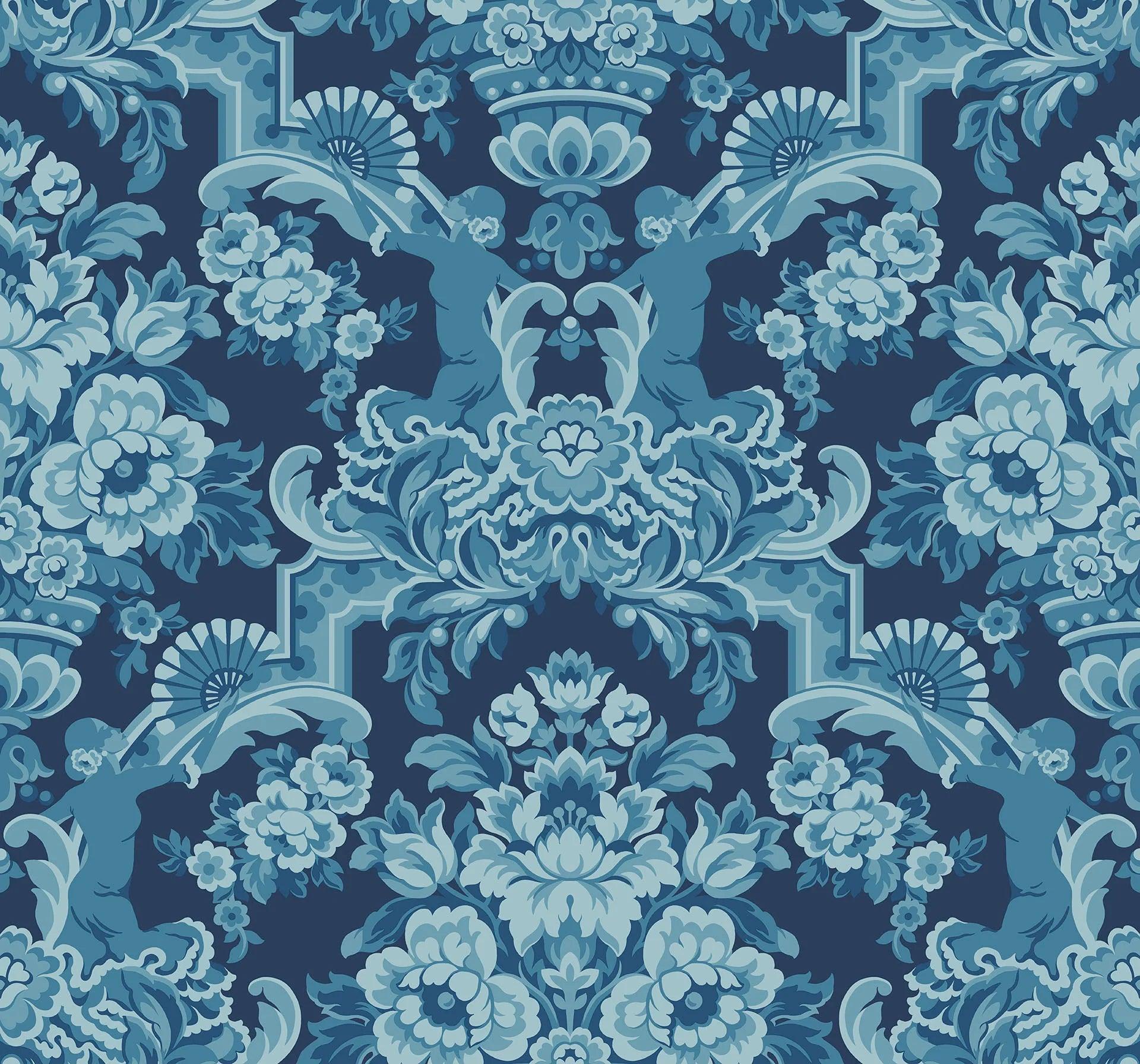 Tapeta SEVILLE - Lola granatowy Cole & Son    Eye on Design