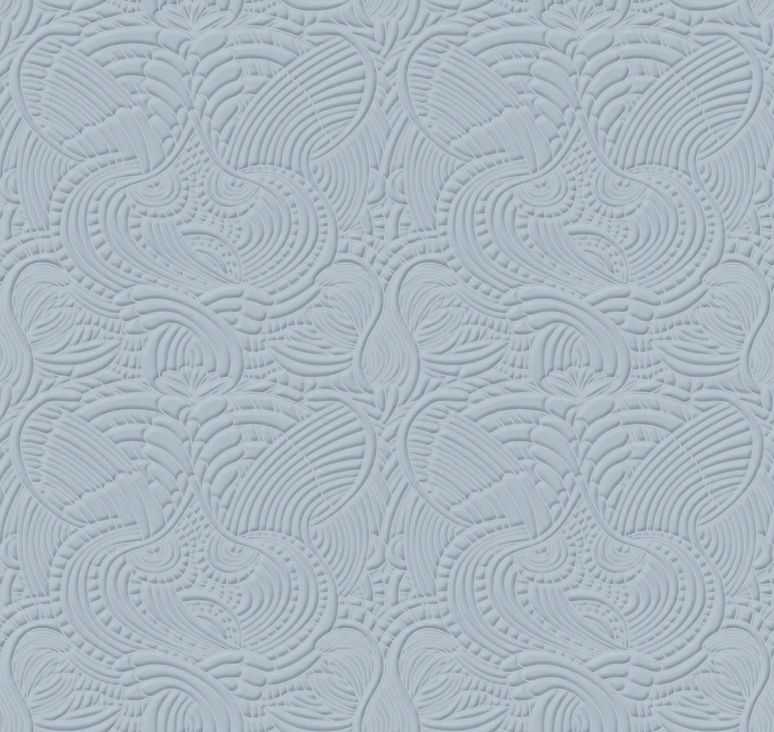 Tapeta trójwymiarowa DODO PAVONE - POWDERY BLUE Arte    Eye on Design