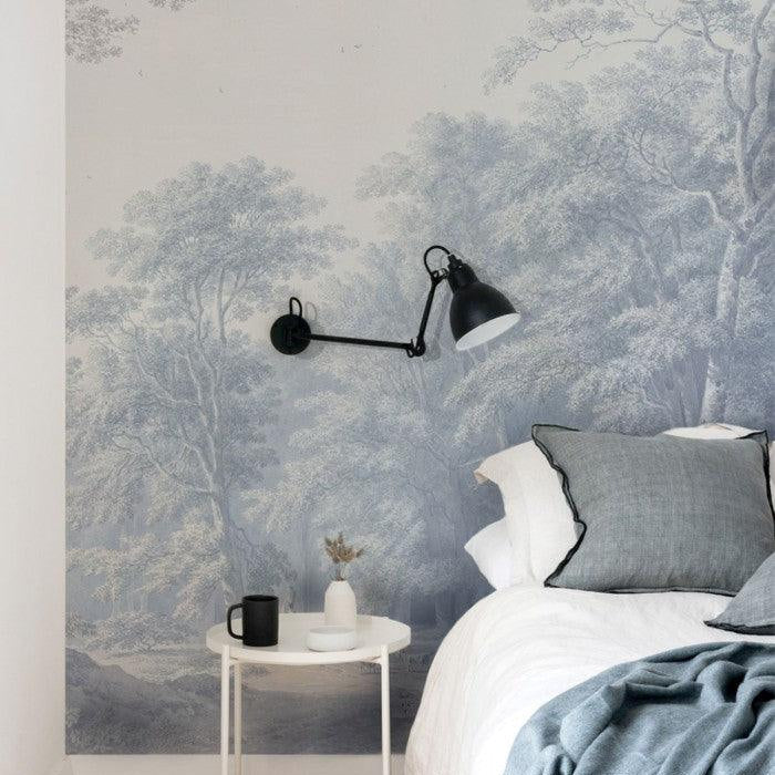 Tapeta WATERCOLOR GROVE niebieski Wallcolors    Eye on Design