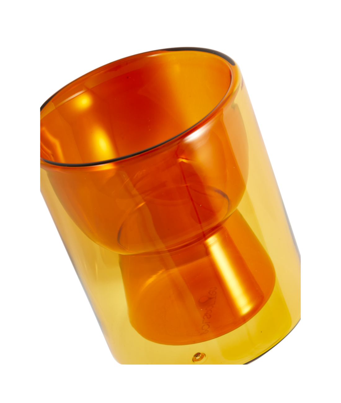 TIP TAP orange glass set