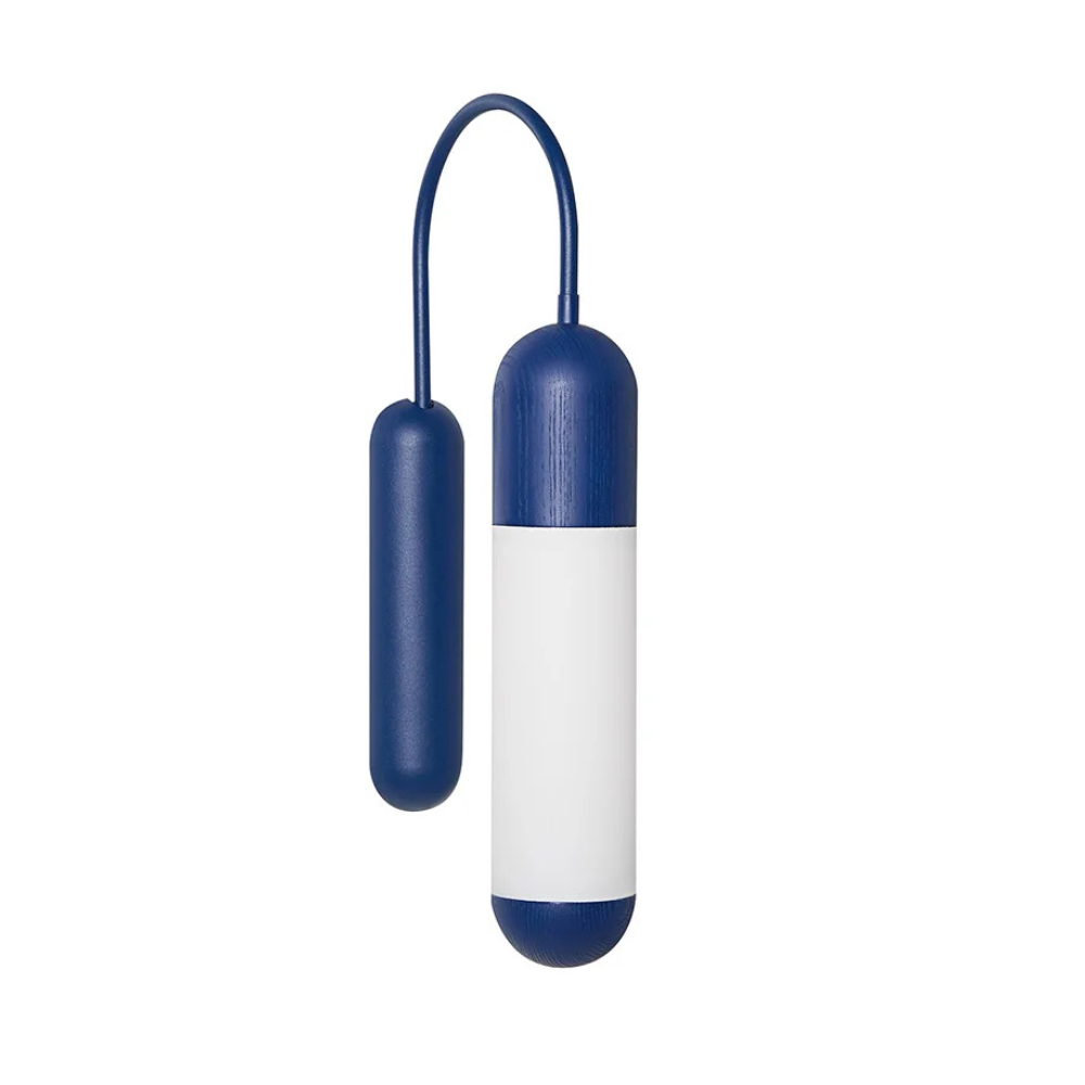 Wandlamp FUNSUI granietblauw