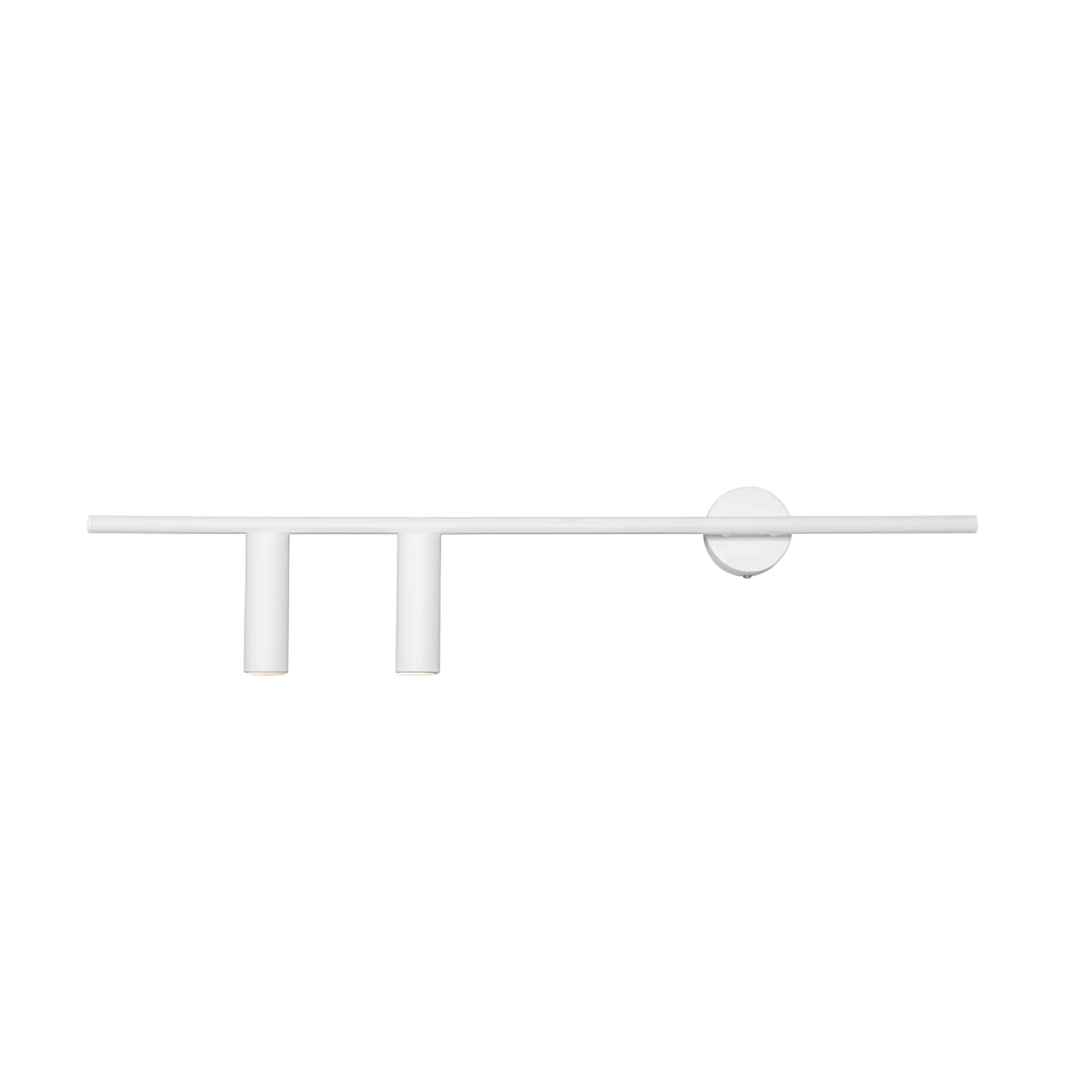 Left -hand wall lamp Trevo Duo White