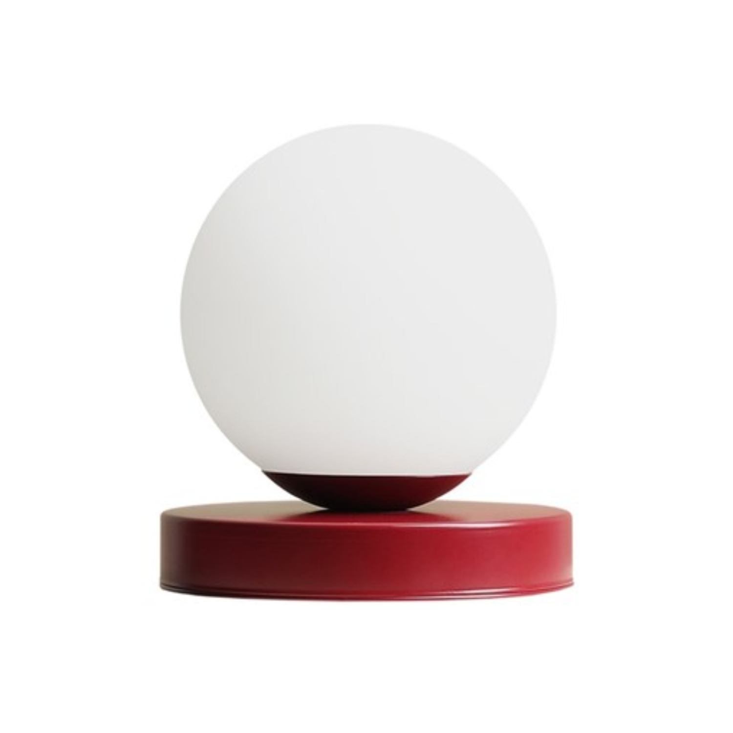 Ball red table lamp