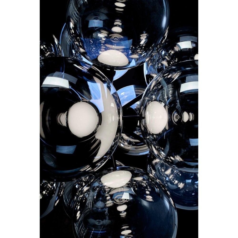 Kroonluchter MELT BURST gerookt