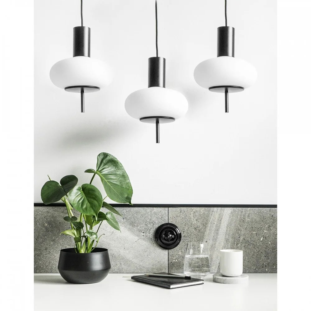 TORNI 3L black pendant lamp