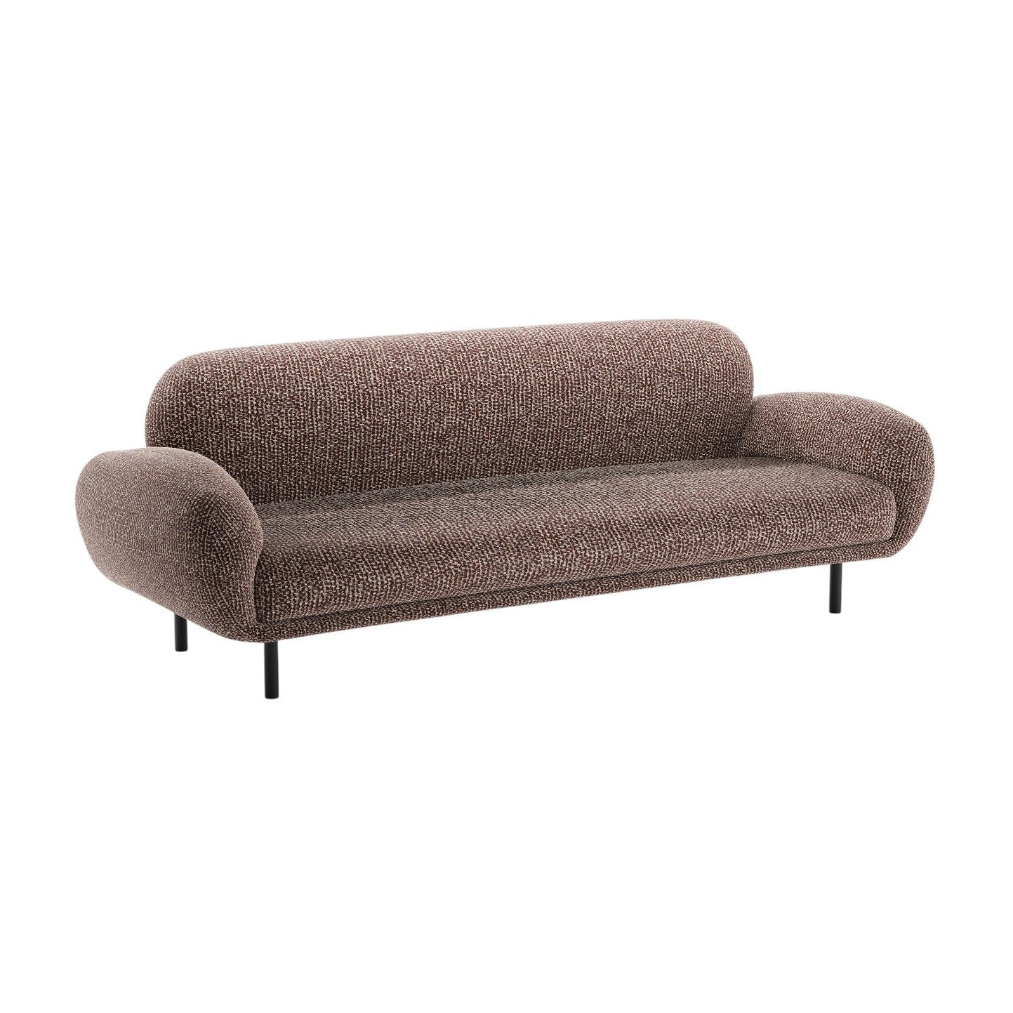 Sofa 3-zits POPPY bruin chenille