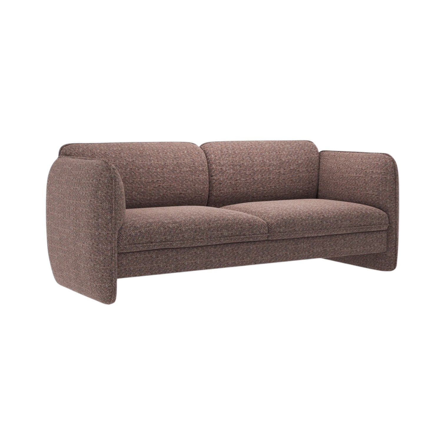 3-seater Sofa GEORGIA brown chenille