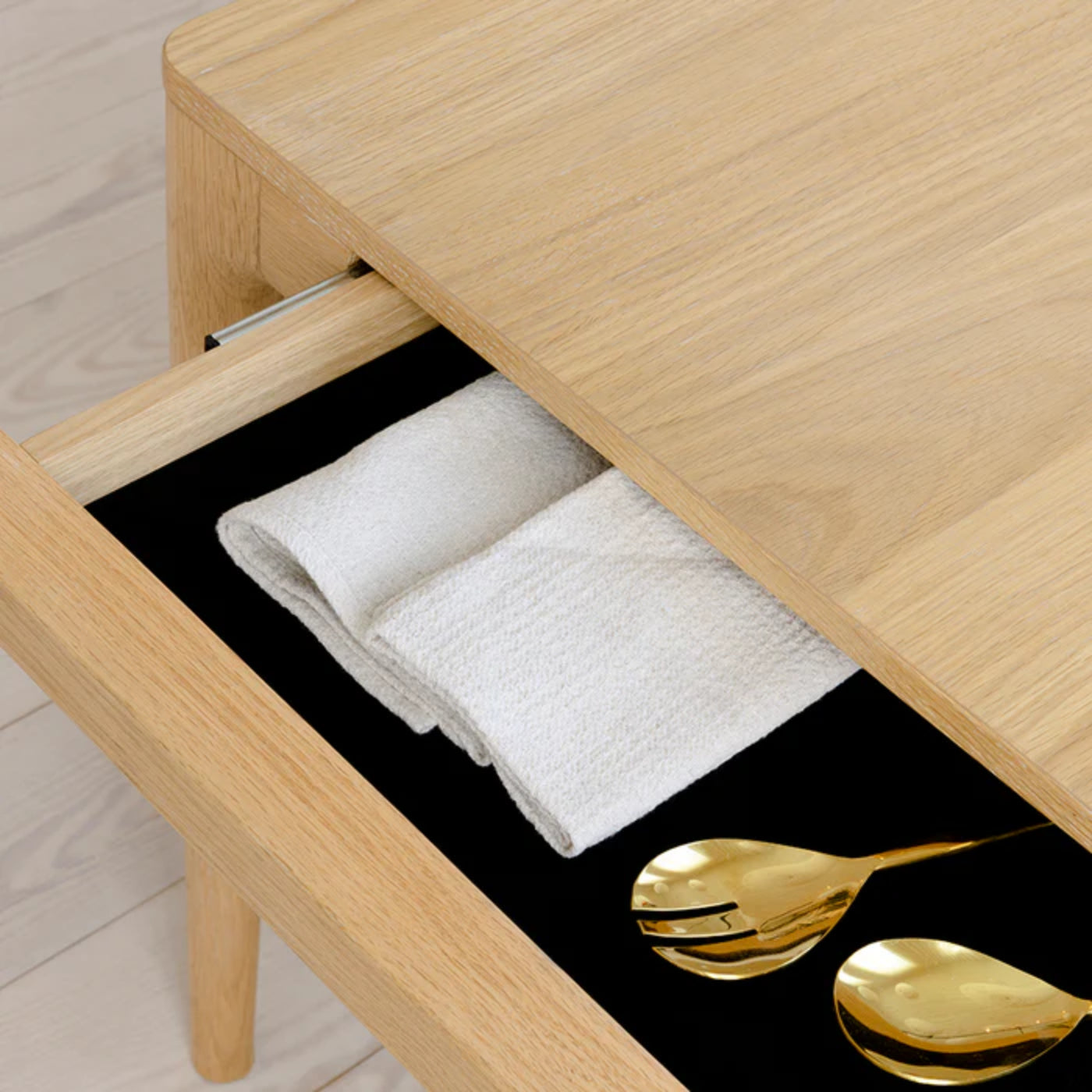 Uittrekbare tafel HEART'N'SOUL eikenhout