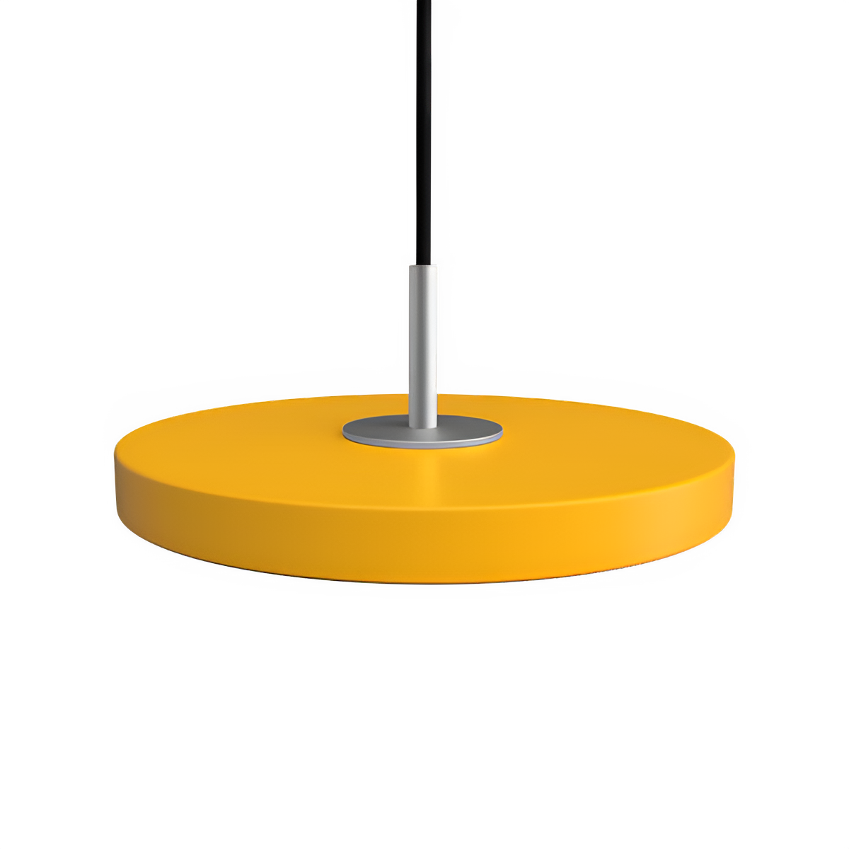Hanglamp ASTERIA MICRO geel met zilveren inzet