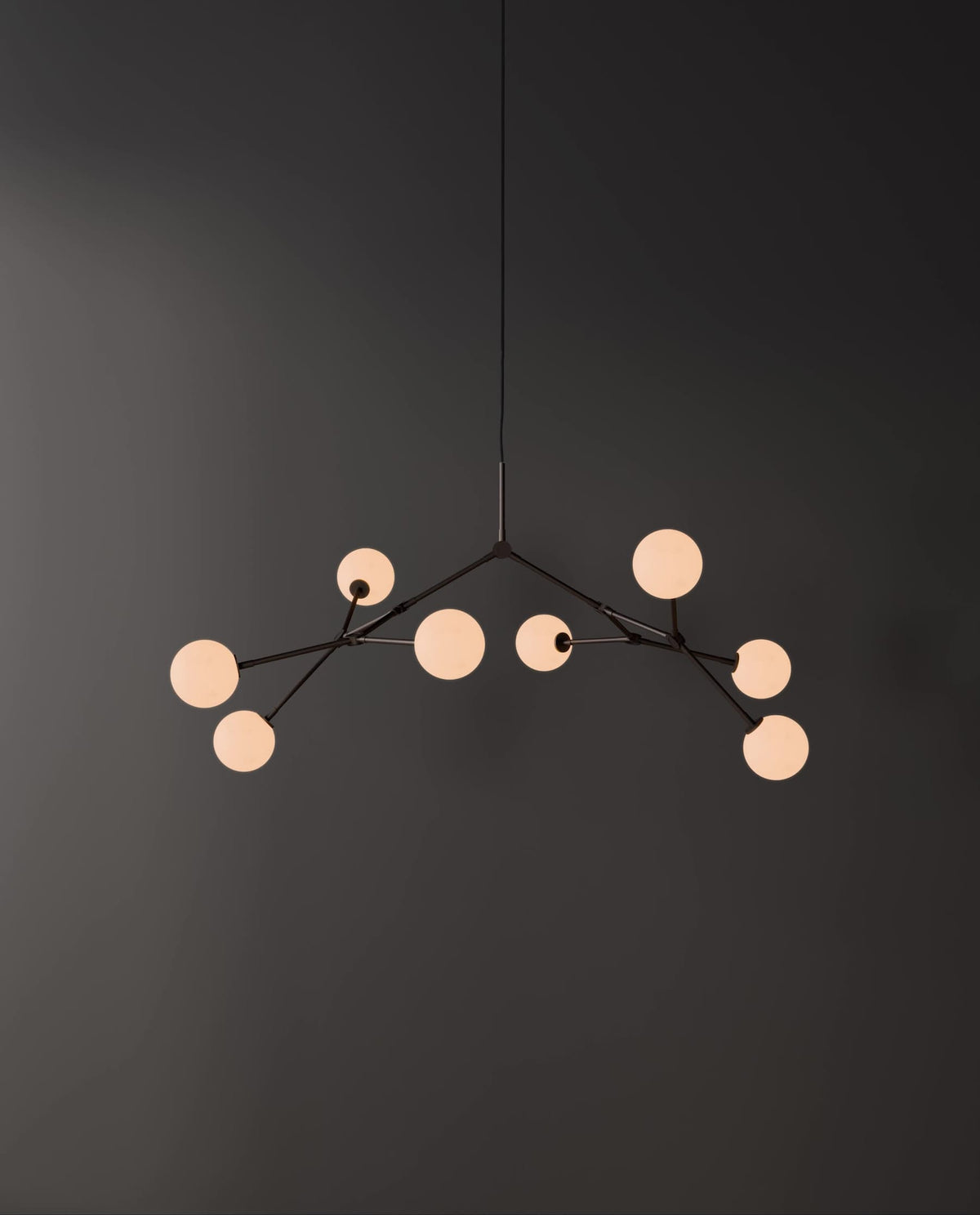 Hanglamp DROP BULP grijs