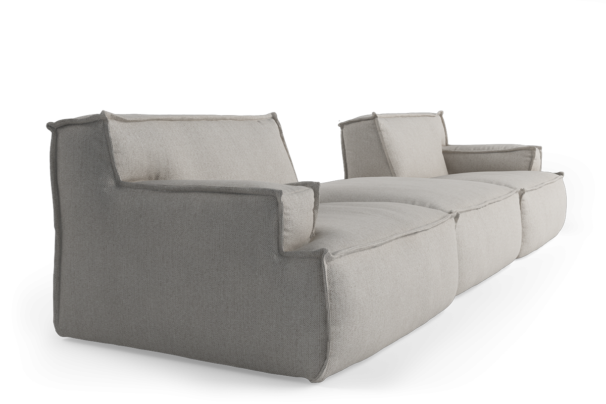 4-Person Modular Sofa with Ottoman DRIFTER Upholstered