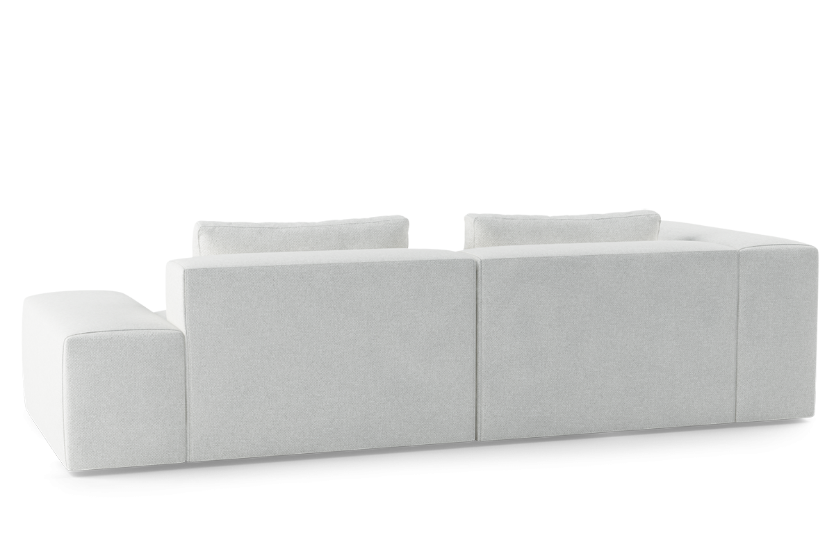 Modulares 4-Sitzer Sofa links FLAVIO gepolstert