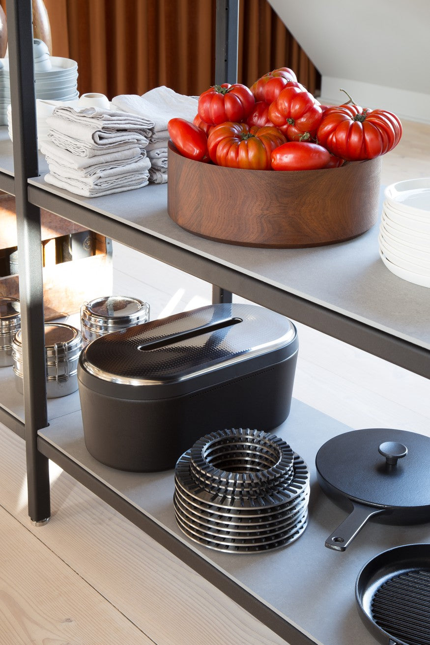 Regal 475 schwarz Metall