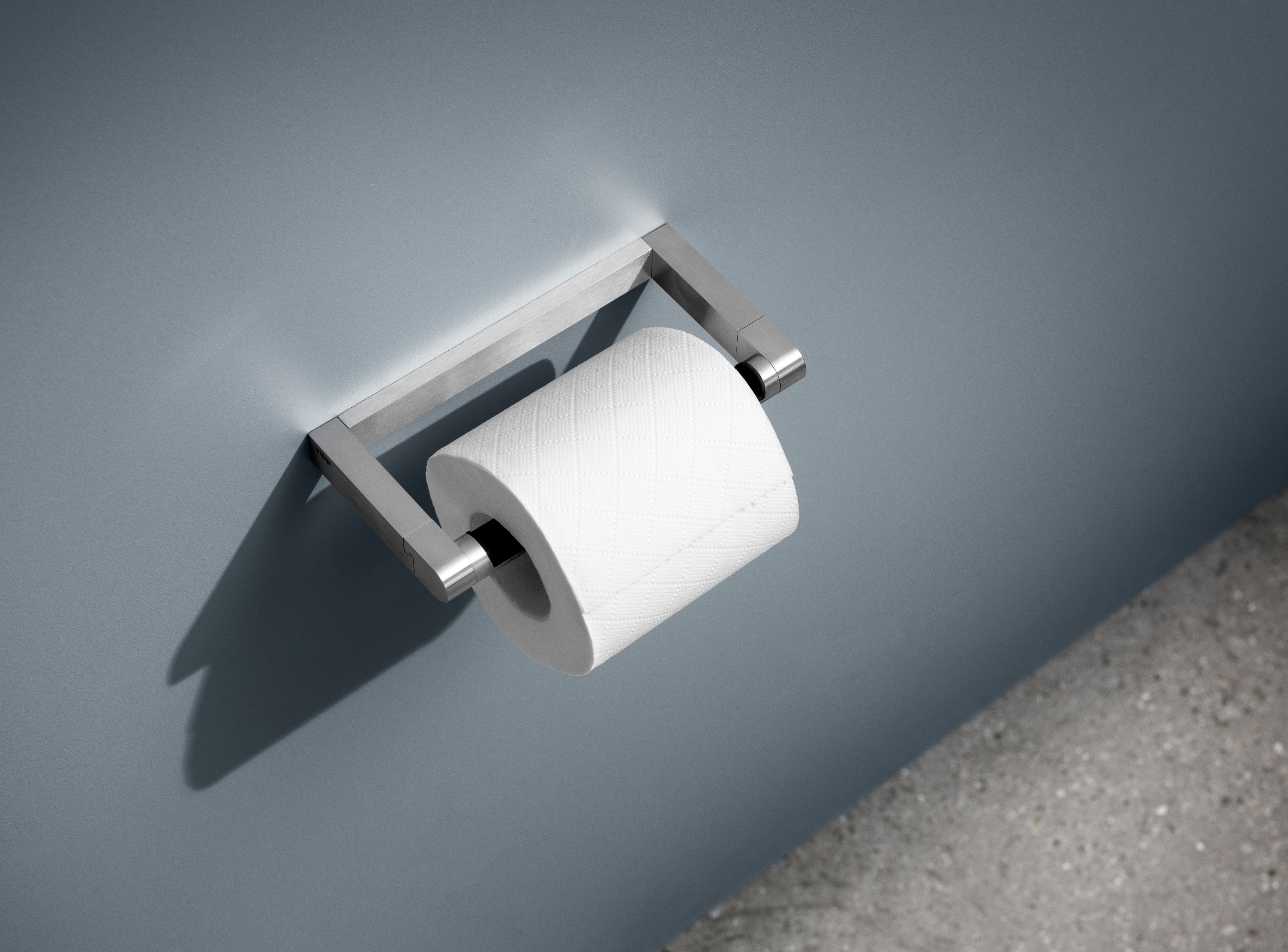 Toilettenpapierhalter VIPP aus Stahl mit Schwarz