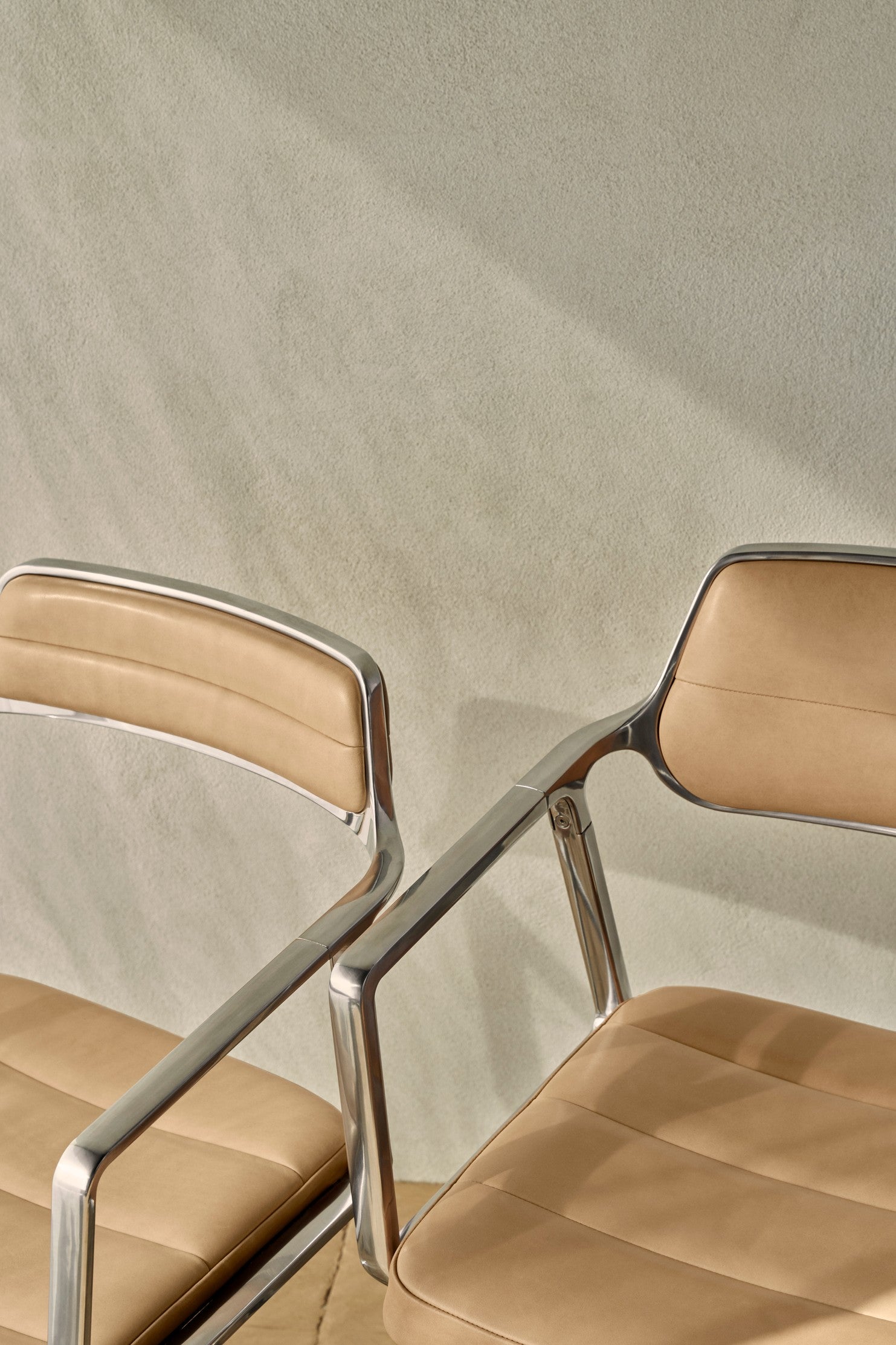 Bureau stoel 453+ zwarte leer met metalen basis