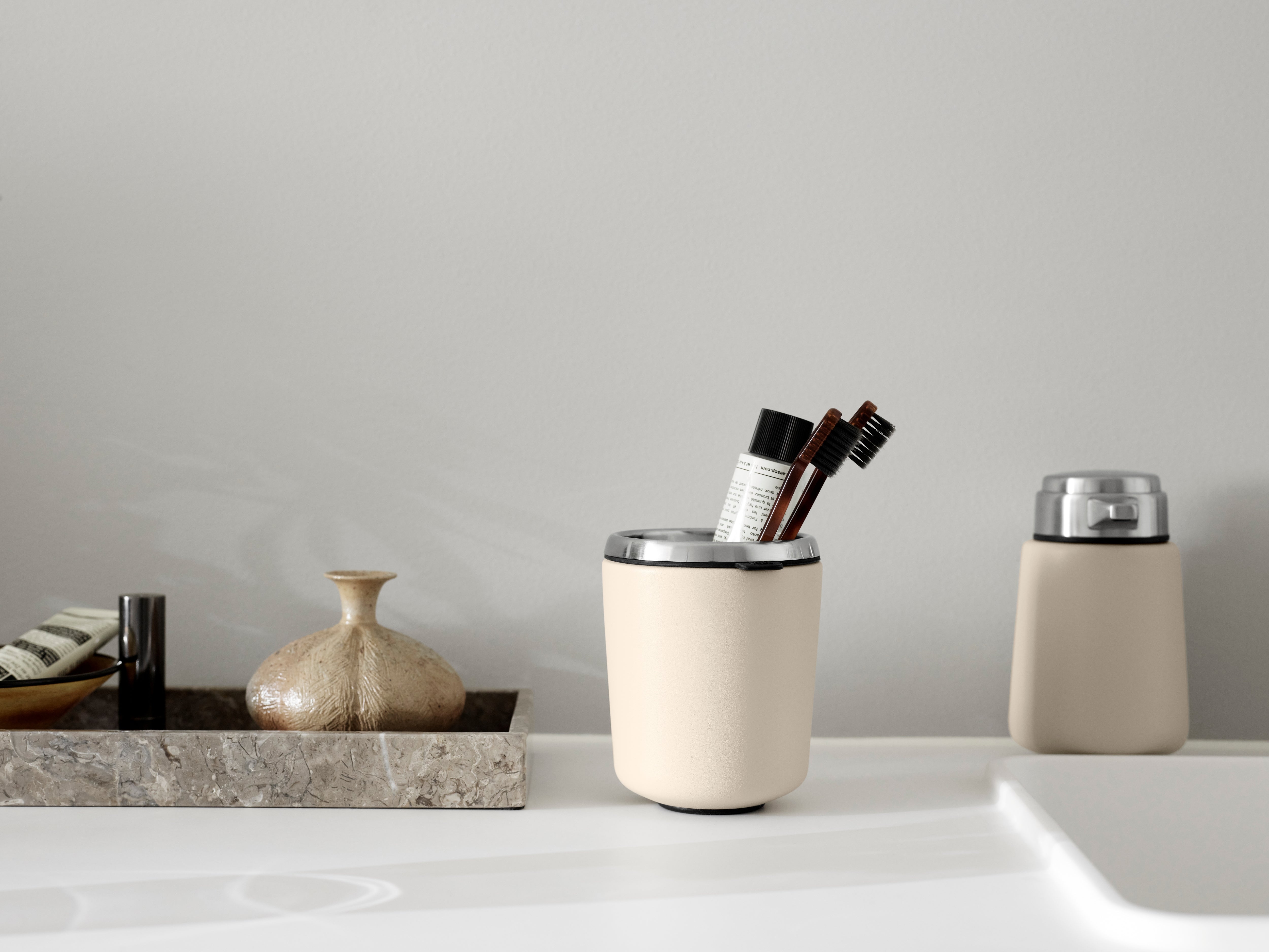 VIPP tandenborstelhouder beige