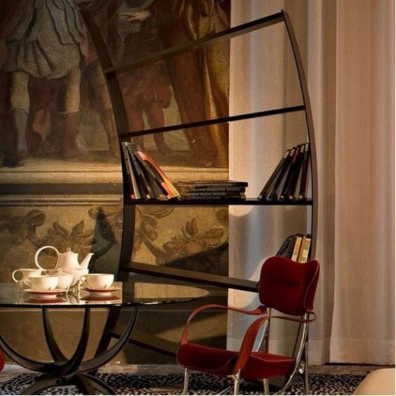 Virgo black shelf