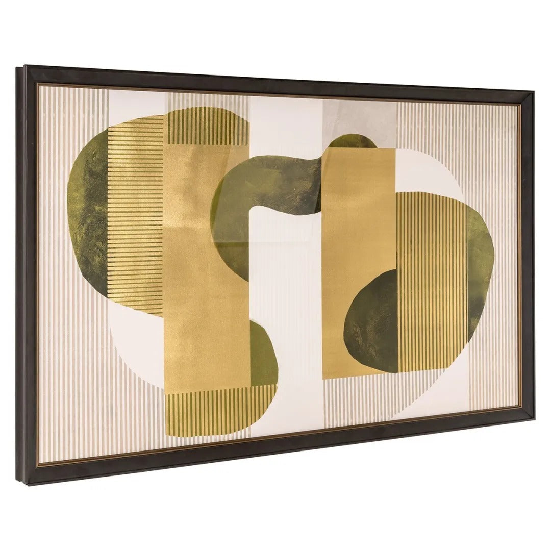 Obraz JOYLIN zielony z beżowy