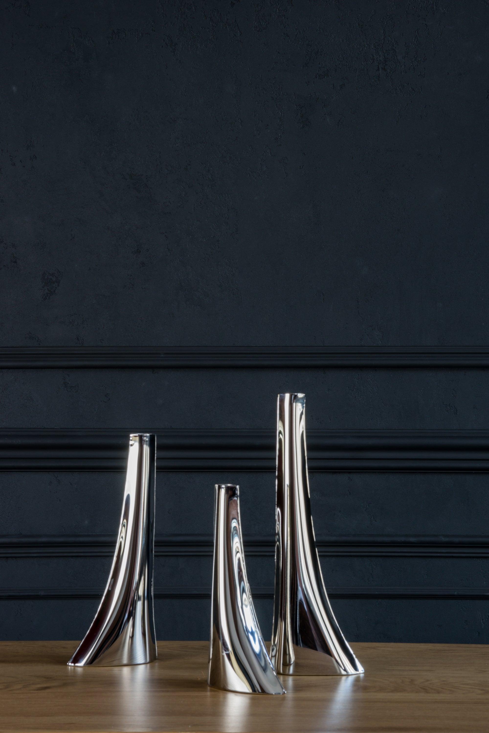 Wazon LEYKI inox Zieta Studio    Eye on Design