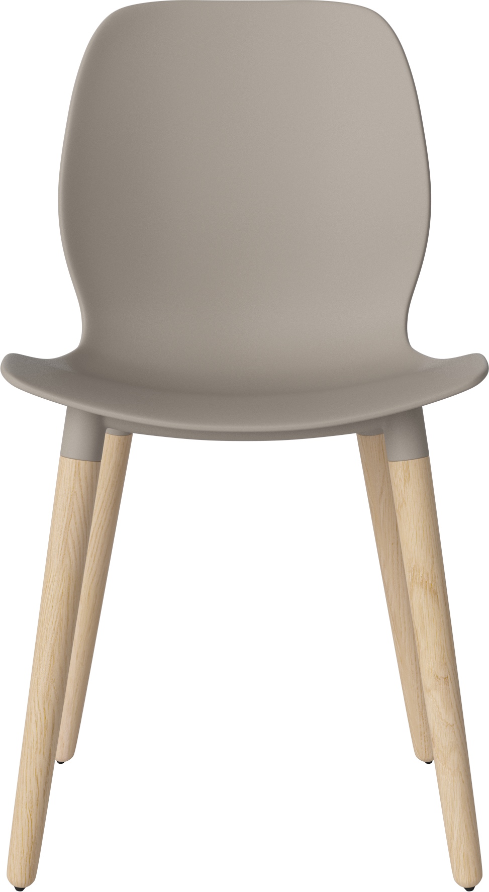 Stoel SEED beige met gebleekte basis