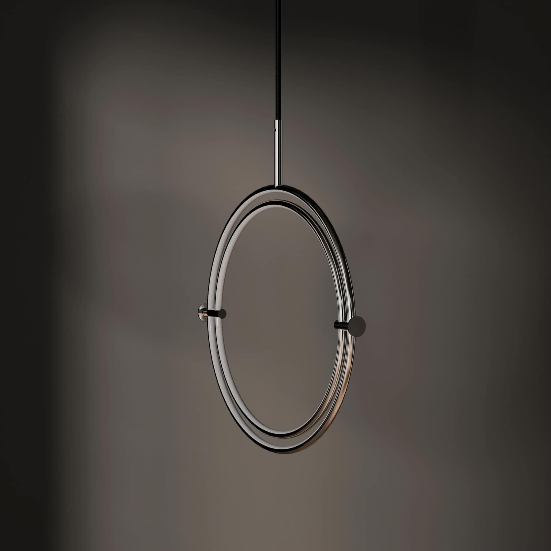 Lampa wisząca MARU srebrny z oświetleniem LED