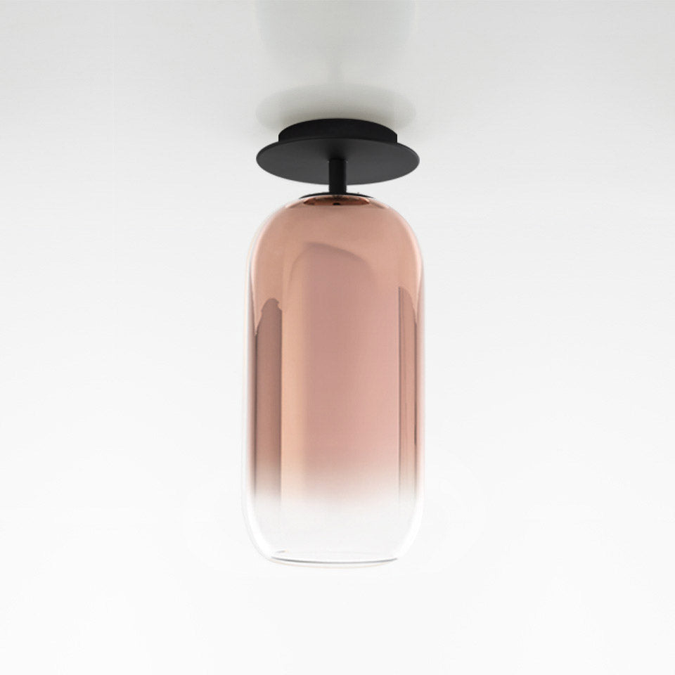 Deckenlampe GOPLE kupfer mit schwarzem Finish