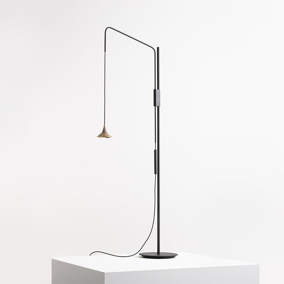UNTERLINDEN brass floor lamp