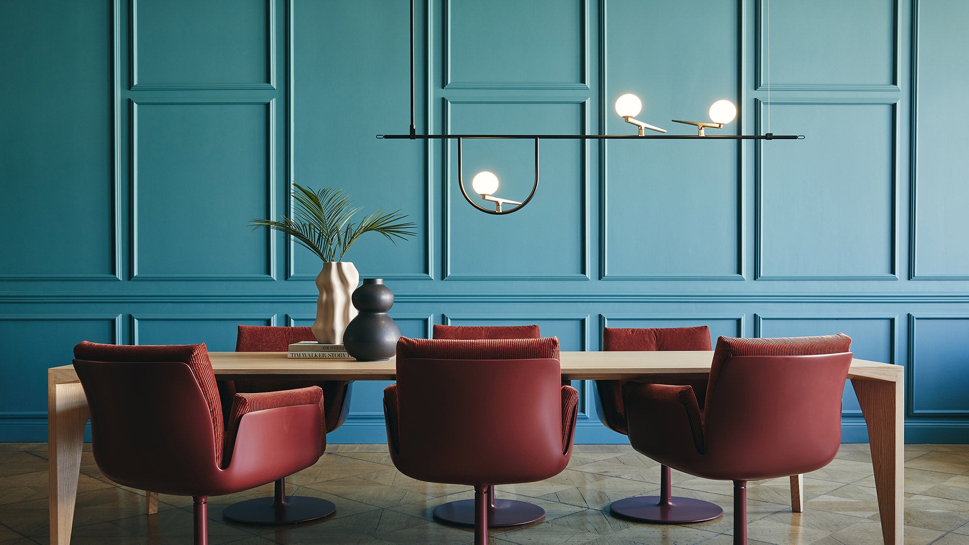 YANZI 1 Pendant Lamp Black with Gold