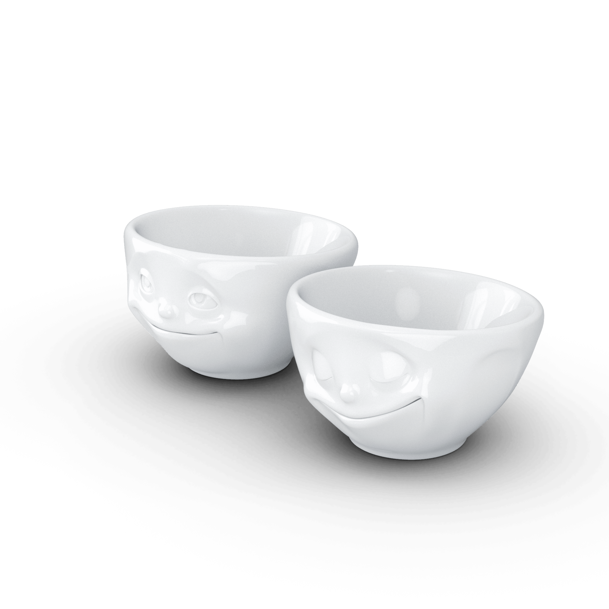 Zestaw małych miseczek DREAMY & HAPPY biały – 58products